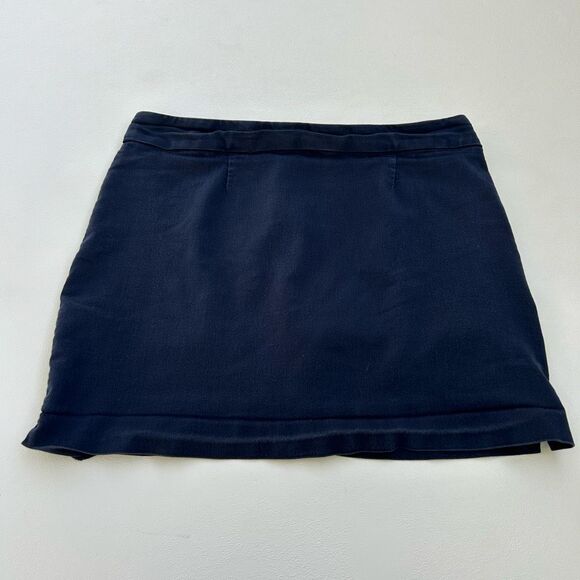 Croft & Barrow Navy Blue Stretch Skirt Women’s XL Lined Casual Workwear - Picture 2 of 6